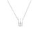 ダニエルウェリントン DANIEL WELLINGTON Emalie Necklace S White ネックレス DW00400304 レディース シルバー ホワイト